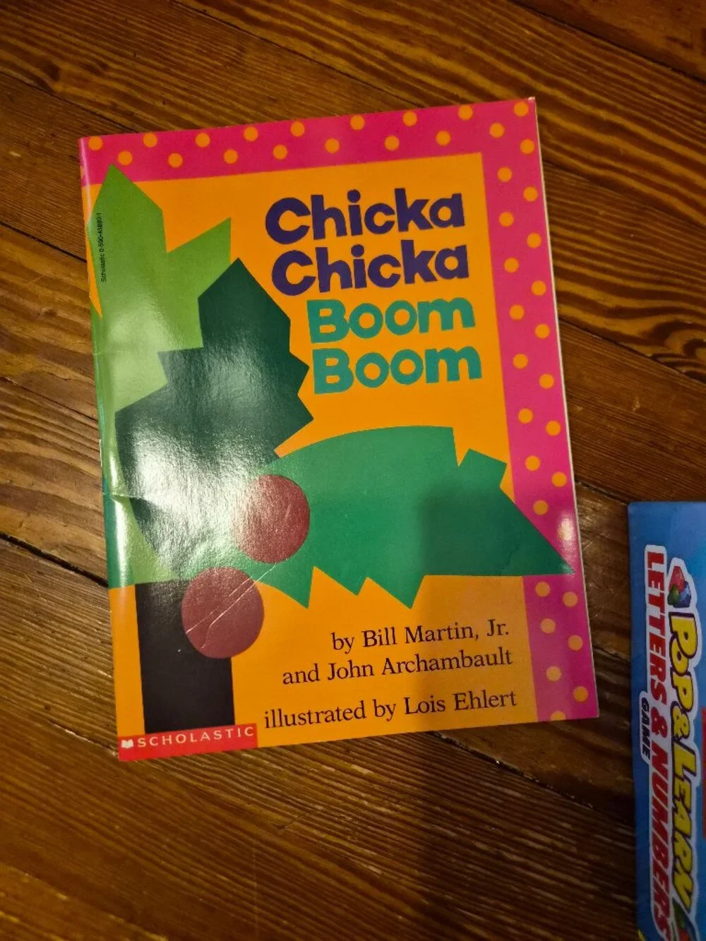 Lakeshore Pop & Learn Letters & Numbers Game + Chicka Chicka Boom Boom Book